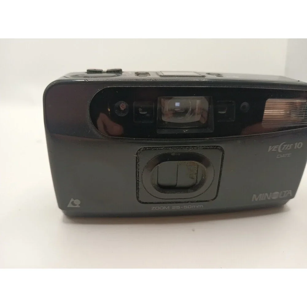 Minolta VeTis 10 Date, 25-50mm, Point & Shoot Camera-Untested Worked Last Use